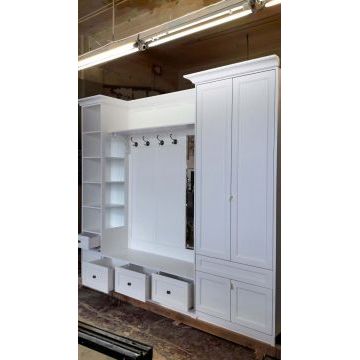 Мебель в прихожую 2159 (Выдвижные и открытые полки) Мебель в прихожую 2159 (Выдвижные и открытые полки)