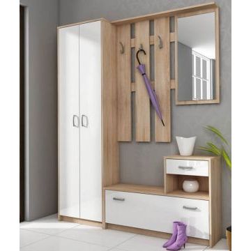 Набор мебели для прихожей 2156 (Белый цвет) Набор мебели для прихожей 2156 (Белый цвет)