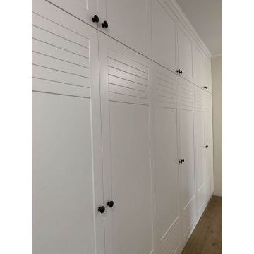 Шкаф белый распашной РД17 (Встроенный, современный стиль)