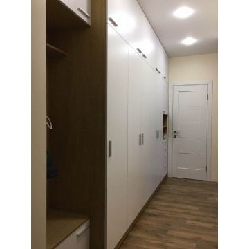 Шкаф белый распашной для прихожей РД21 (Антресоль, ЛДСП)