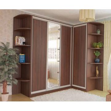 Шкаф-купе угловой 19 (Коричневый, ЛДСП) Шкаф-купе угловой 19 (Коричневый, ЛДСП)