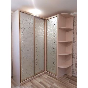 Шкаф-купе угловой 152 (Пескоструй) Шкаф-купе угловой 152 (Пескоструй)