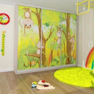 Шкаф-купе в детскую 212 (Фотопечать) Шкаф-купе в детскую 212 (Фотопечать)