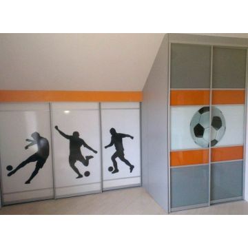 Шкаф-купе в детскую 204 (Для мальчиков, на мансарду) Шкаф-купе в детскую 204 (Для мальчиков, на мансарду)