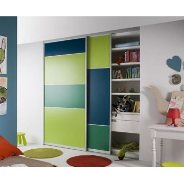Шкаф-купе в детскую комнату 79 (Зеленые оттенки) Шкаф-купе в детскую комнату 79 (Зеленые оттенки)