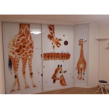 Шкаф-купе в детскую комнату с жирафами 214 (ЛДСП) Шкаф-купе в детскую комнату с жирафами 214 (ЛДСП)