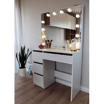 Столик туалетный для спальни 2058 (Белый, ЛДСП)