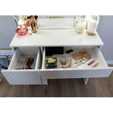 Столик туалетный для спальни 2058 (Белый, ЛДСП)