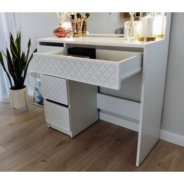 Столик туалетный для спальни 2058 (Белый, ЛДСП)