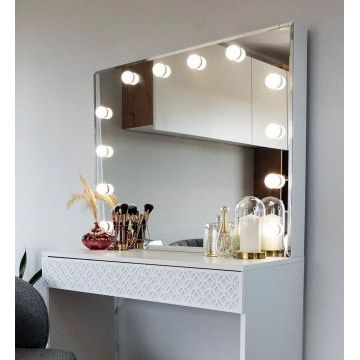 Столик туалетный для спальни 2058 (Белый, ЛДСП)