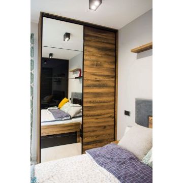 Шкаф-купе для спальни 20340 (Коричневый, ЛДСП) Шкаф-купе для спальни 20340 (Коричневый, ЛДСП)