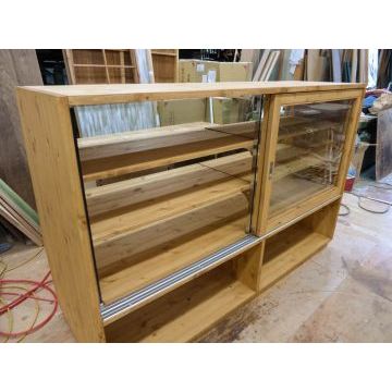 Витрина для магазина ТМ34 (Массив, цвет дерева)