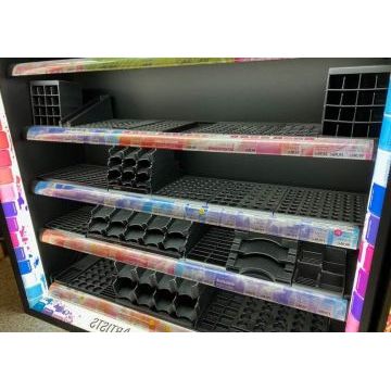 Торговый прилавок для косметических продуктов 2061 (Пластик, черный)