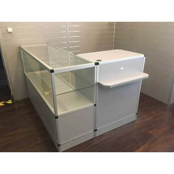 Островок со стеклянной витриной ТМ280 (Белый, МДФ) Островок со стеклянной витриной ТМ280 (Белый, МДФ)
