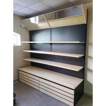 Торговый стеллаж 2039 (Бежевый) Торговый стеллаж 2039 (Бежевый)