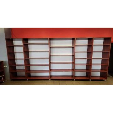 Торговый стеллаж TS2045 (Коричневый, ЛДСП)