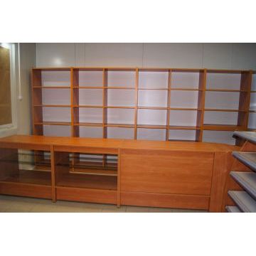 Торговый стеллаж TS2035 (ЛДСП, коричневый)