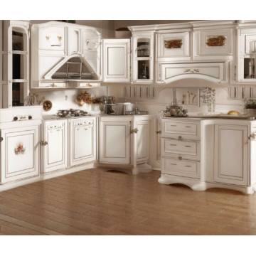 Кухня белая большая К816 (Классический стиль) Кухня белая большая К816 (Классический стиль)