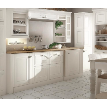 Кухня белая К0840 (Стиль прованс, линейная) Кухня белая К0840 (Стиль прованс, линейная)