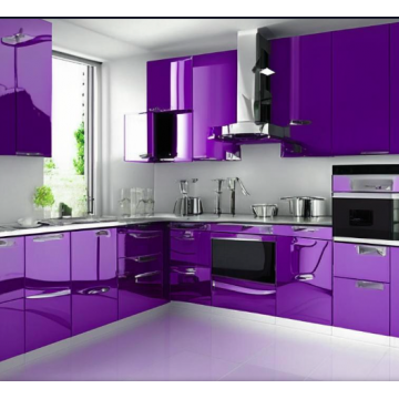 Фиолетовая кухня глянцевая К494 (Пластик) Фиолетовая кухня глянцевая К494 (Пластик)