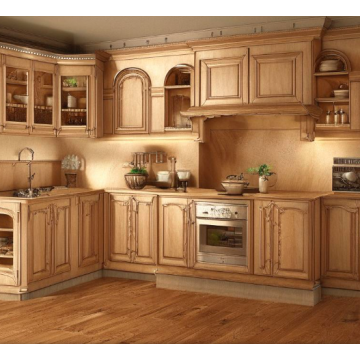 Кухня из массива ольхи К587 (Классический стиль) Кухня из массива ольхи К587 (Классический стиль)