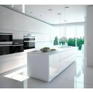 Кухня из плёночного МДФ К688 (Без ручек, глянец)