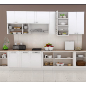 Кухня из рамочного МДФ К156 (Белый цвет)