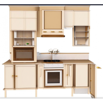 Кухня из рамочного МДФ К152 (Бежевый цвет) Кухня из рамочного МДФ К152 (Бежевый цвет)