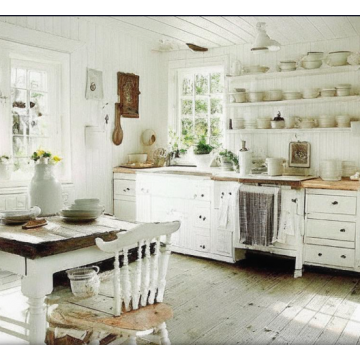 Кухня в стиле кантри К760 (Белый цвет)