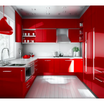 Кухня красная К654 (Стиль модерн) Кухня красная К654 (Стиль модерн)