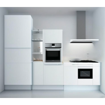 Кухня в стиле минимализм К726 (Белый цвет, со встроенной техникой) Кухня в стиле минимализм К726 (Белый цвет, со встроенной техникой)