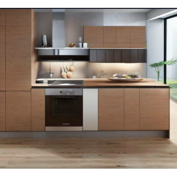 Кухня большая из шпона К525 (Без ручек) Кухня большая из шпона К525 (Без ручек)