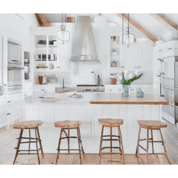 Кухня с барной стойкой светлая К601 (Белый цвет) Кухня с барной стойкой светлая К601 (Белый цвет)