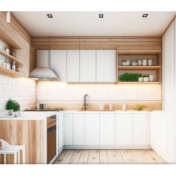 Кухня со скинали К7910 (Белая) Кухня со скинали К7910 (Белая)