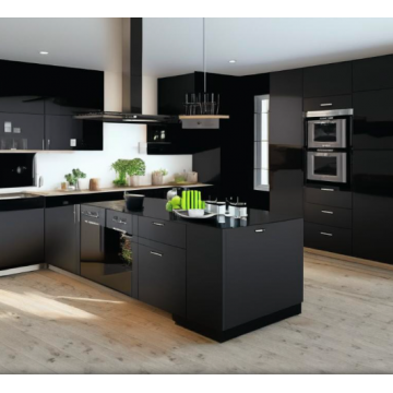 Кухня с островом К7802 (Черный цвет) Кухня с островом К7802 (Черный цвет)