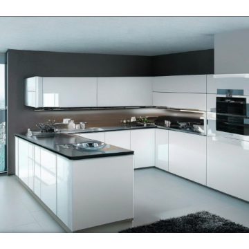 Кухня со встраиваемой техникой К277 (П-образная, глянец)