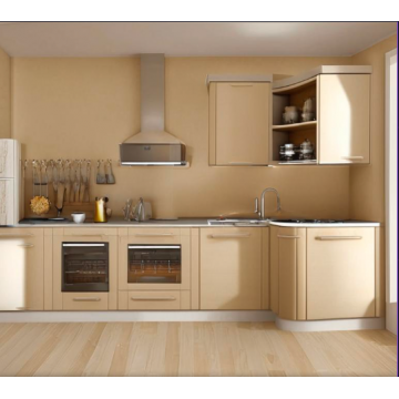 Кухня со встраиваемой техникой К278 (Бежевый цвет)