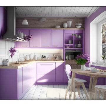 Кухня в скандинавском стиле К8309 (Сиреневый цвет) Кухня в скандинавском стиле К8309 (Сиреневый цвет)