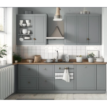 Кухня в скандинавском стиле К8302 (Серый цвет, небольшой размер) Кухня в скандинавском стиле К8302 (Серый цвет, небольшой размер)