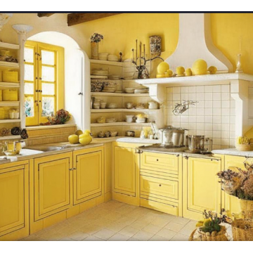 Кухня желтого цвета К7860 (Стиль прованс) Кухня желтого цвета К7860 (Стиль прованс)