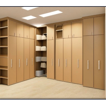 Гардеробная угловая G72 (Бежевые матовые двери) Гардеробная угловая G72 (Бежевые матовые двери)