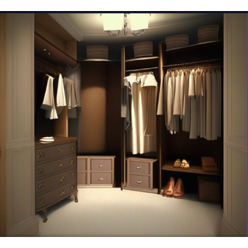 Гардеробная комната угловая G78