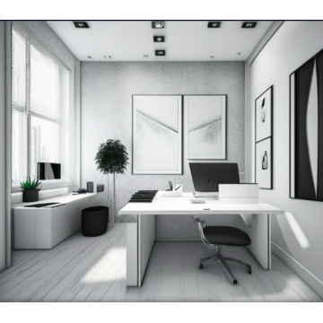 Мебель для кабинета МК16 (Белый, серый) Мебель для кабинета МК16 (Белый, серый)