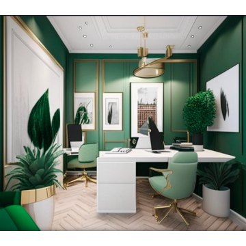 Мебель для кабинета МК15 (Бежевый, зеленый) Мебель для кабинета МК15 (Бежевый, зеленый)