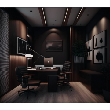 Мебель для кабинета МК26 (Современный стиль, темно-коричневый) Мебель для кабинета МК26 (Современный стиль, темно-коричневый)