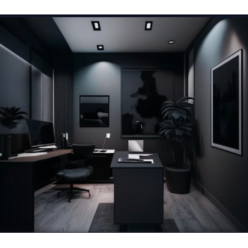 Мебель для кабинета МК29 (Современный стиль, темно-серый) Мебель для кабинета МК29 (Современный стиль, темно-серый)