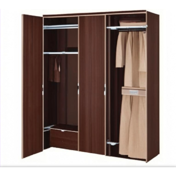 Шкаф-пенал на балкон 2081 (ЛДСП, коричневый)