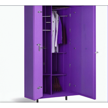 Шкаф на балкон распашной B26 (Фиолетовый, ЛДСП)