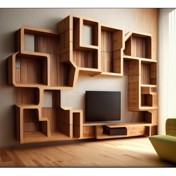 Горка модульная в гостиную 2084 (Фактура дерева) Горка модульная в гостиную 2084 (Фактура дерева)