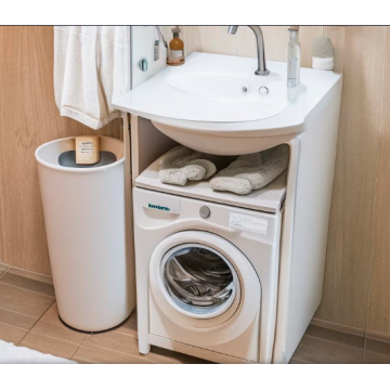 Тумба в ванную комнату V1 (Место для стиральной машины) Тумба в ванную комнату V1 (Место для стиральной машины)